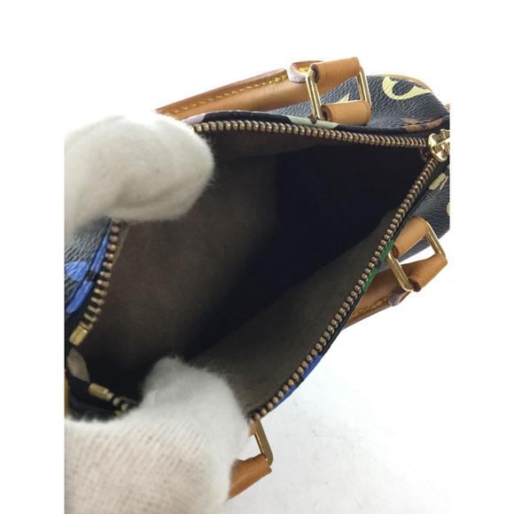 Louis Vuitton Speedy Monogram Multicolor Handbag Black - Picture 6 of 9